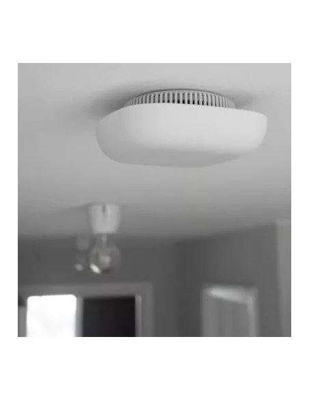 Détecteur de Fumée Design Kupu 10, sans piles, Blanc