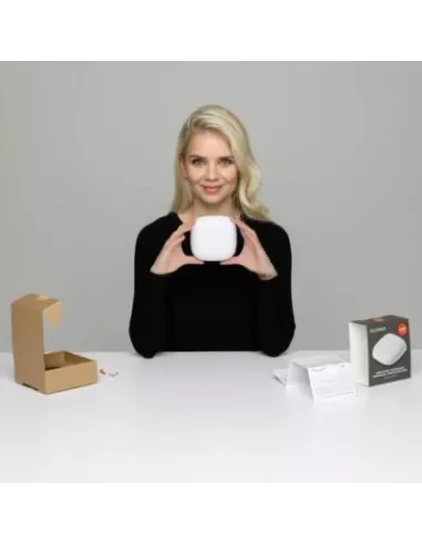 Détecteur de Fumée Design Kupu 10, sans piles, Blanc