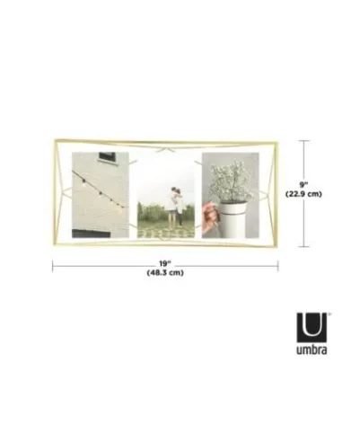 Cadre Prisma Multi Photo Laiton