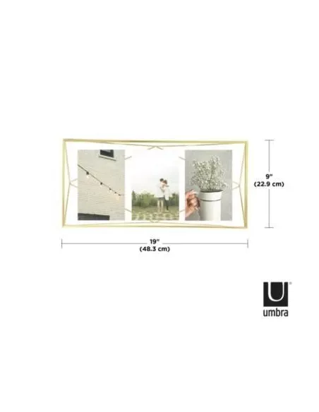 Cadre Prisma Multi Photo Laiton