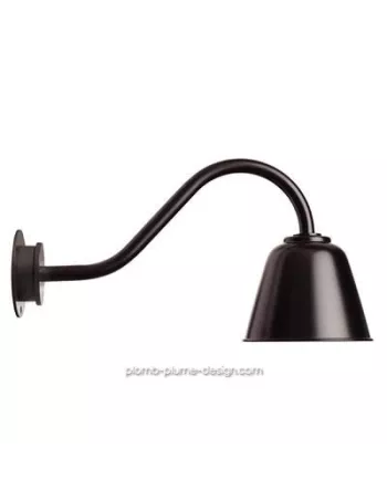 Applique Murale Extérieur Rétro Bell Black 2