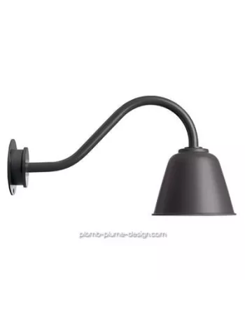 Applique Murale Extérieur Rétro Bell Graphite