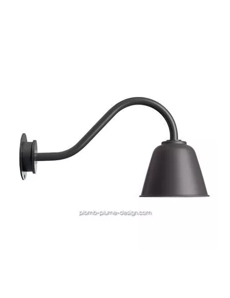 Applique Murale Extérieur Rétro Bell Graphite