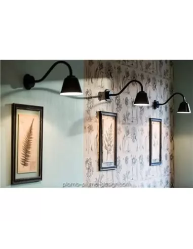 Applique Murale Extérieur Rétro Bell Light Green