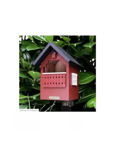 Nichoir à balcon rouge