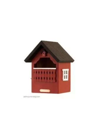 Nichoir à balcon rouge