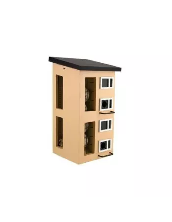 Mangeoire oiseaux Triple Beige