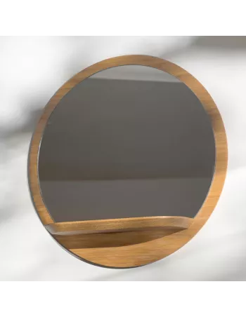 Miroir étagère Bois Miroir Sunrise L
