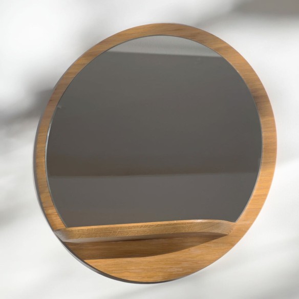 Miroir étagère Bois Miroir Sunrise L