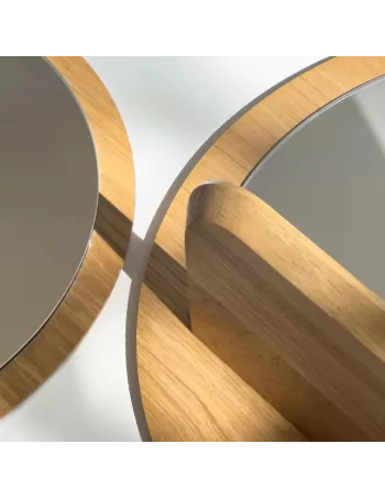 Miroir étagère Bois Miroir Sunrise L 2