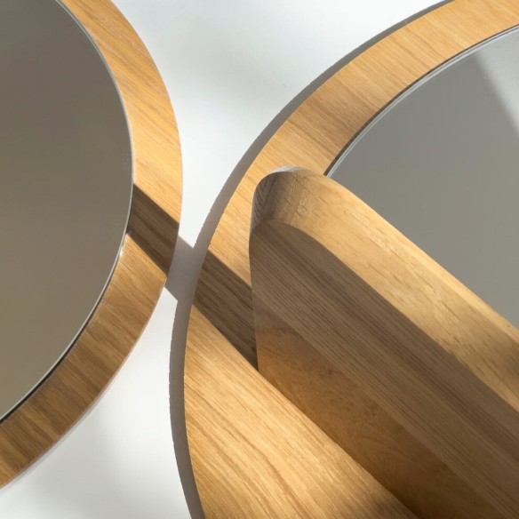 Etagère Miroir Rond - Sunrise M