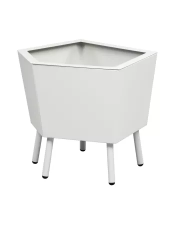Bac à fleurs en métal - Elevation 30 - Blanc
