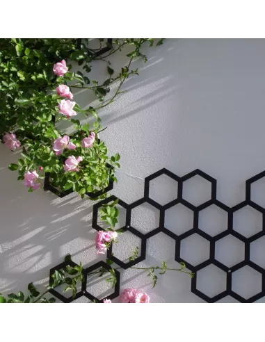 Treillis Jardin Design  Comb-ination 50 Noir