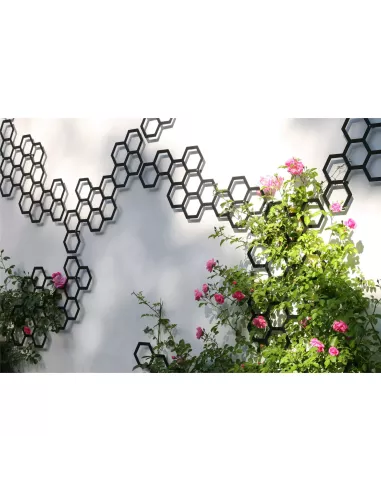 Treillis Jardin Design  Comb-ination 50 Noir