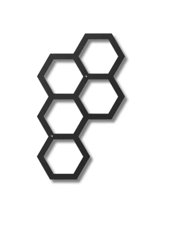 Treillis Jardin Design Comb-ination 30 Noir