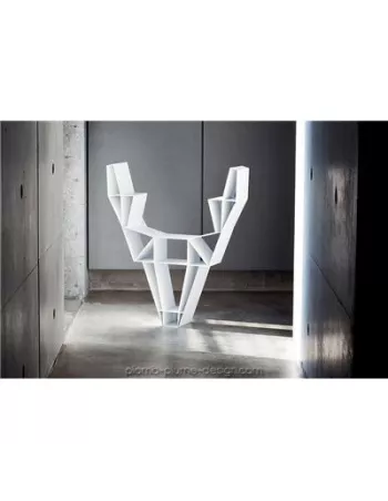 Etagère Design Métal Deer Blanc