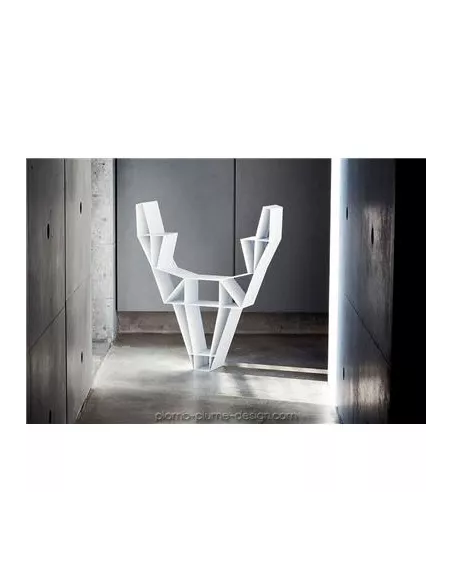 Etagère Design Métal Deer Blanc