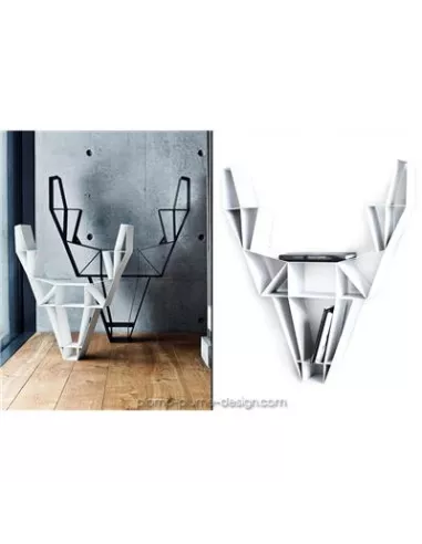 Etagère Design Métal Deer Blanc