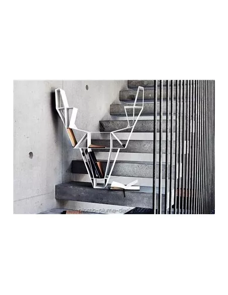 Etagère Design Métal Deer Blanc