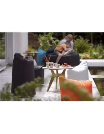 Pouf Satellite toile