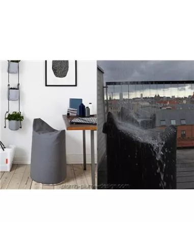 Pouf Satellite toile