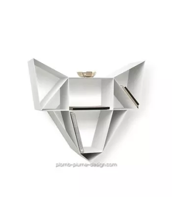 Etagère Design Métal Wolf Blanc