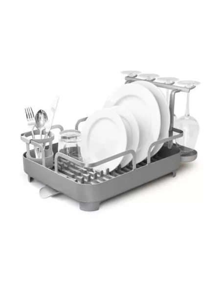 Egouttoir à vaisselle multifonction Acier et Plastique Holster Gris