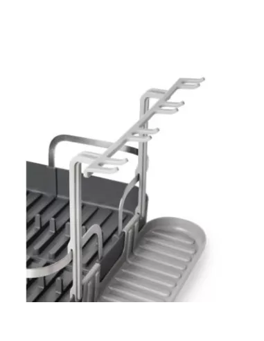 Egouttoir à vaisselle multifonction Acier et Plastique Holster Gris