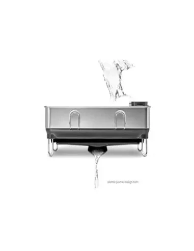 Egouttoir Vaisselle Design Compact - Inox Anti-Traces - Simplehuman