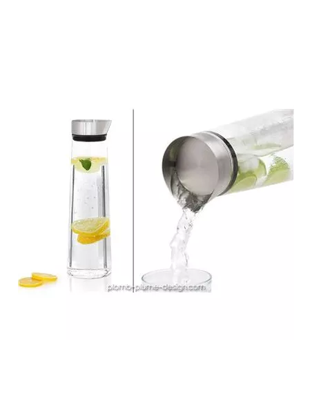 Carafe d'Eau en Verre Design Acqua 1.5 litre