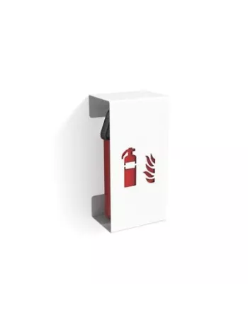 Cache Extincteur Design Fire Mini blanc 2