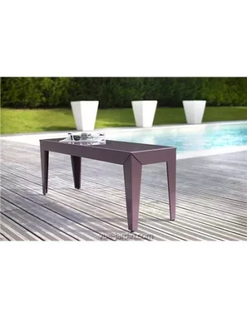 Banc Extérieur Zef 103cm - Acier ou Aluminium