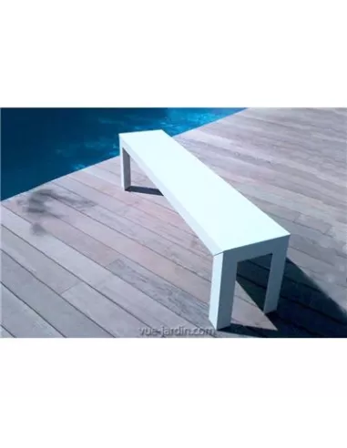 Banc Extérieur Zef 160cm - Acier ou Aluminium