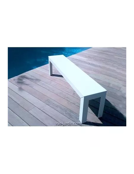 Banc Extérieur Zef 160cm - Acier ou Aluminium