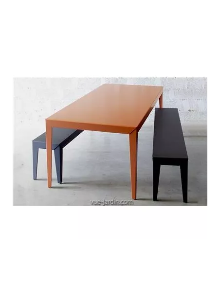 Banc Extérieur Zef 195cm - Acier ou Aluminium