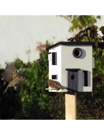 Mangeoire et Nichoirs Oiseaux - Maison Moderne Korsvirke 2