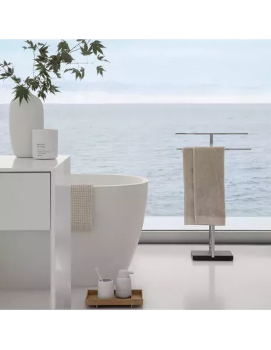 Porte Serviette Sur Pied  Menoto Inox Mat