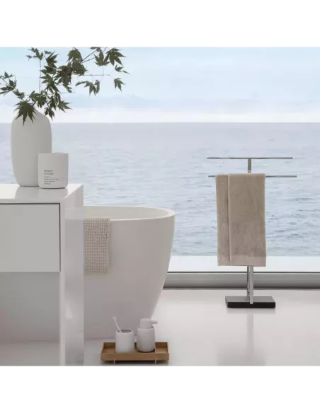 Porte Serviette Sur Pied  Menoto Inox Mat