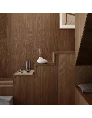 Vase Design en Porcelaine Nona Gris Clair 2