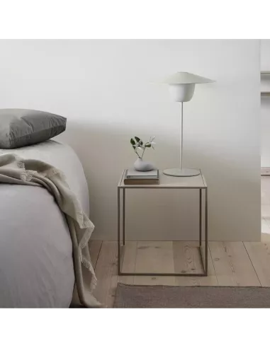 Vase Design en Porcelaine Nona Gris Clair