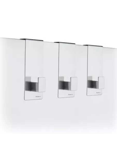 Patère Salle de Bain à poser - Menoto Inox Mat- lot de 3