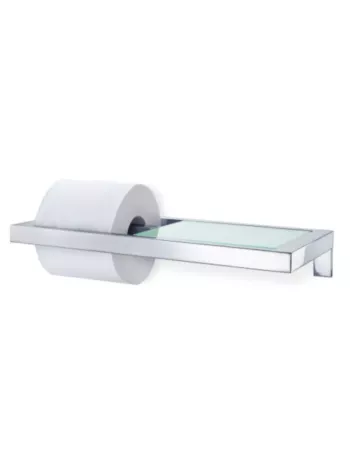Dérouleur Papier WC avec Tablette - Menoto - Inox Poli Brillant