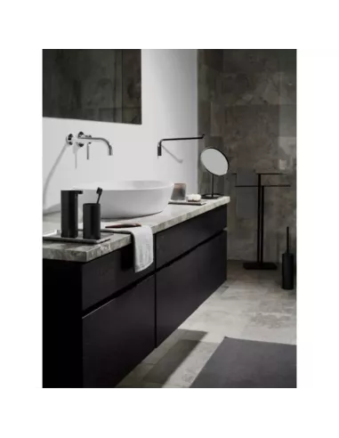 Porte Serviette Mural Orientable - Modo - Noir