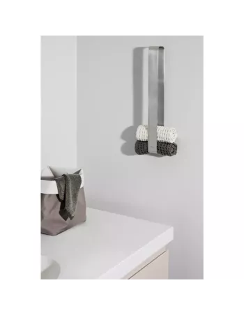 Porte Serviette invité Mural - Nexio - Inox Mat 2