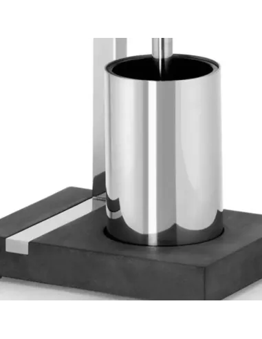 Serviteur WC Menoto - Inox poli Brillant