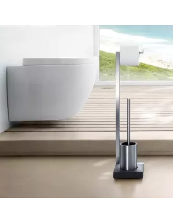 Serviteur WC Menoto - Inox Brossé Mat 2