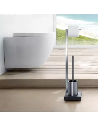 Serviteur WC Menoto - Inox Brossé Mat