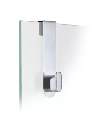 Patère Porte de Douche - Areo - Inox Brossé mat