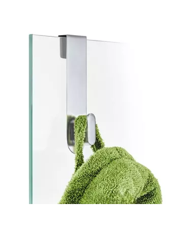 Patère Porte de Douche - Areo - Inox Brossé mat 2