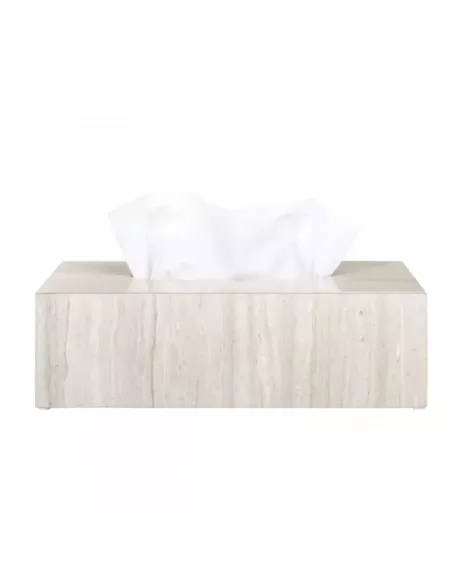 Boîte à mouchoirs Lamura en Marbre
